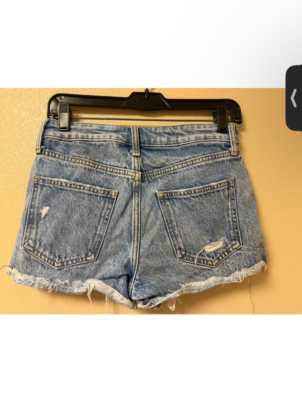 Arizona Jean Company Light Blue Distressed Cutoff Shorts - Picture 2 of 4